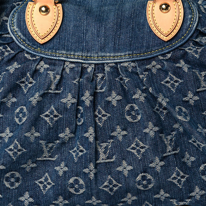 Louis Vuitton Denim Neo Cabby MM Blue 6 of 13