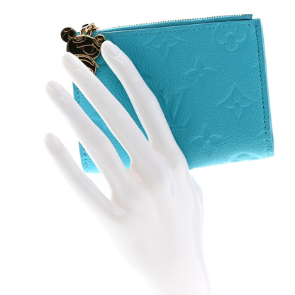 Louis Vuitton X TM Empreinte Monogram Lisa Wallet Kabira Blue 2 of 10