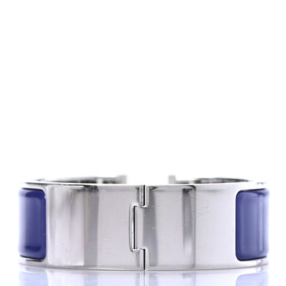 Hermes Enamel Wide Clic Clac H Bracelet PM Violet 3 of 4