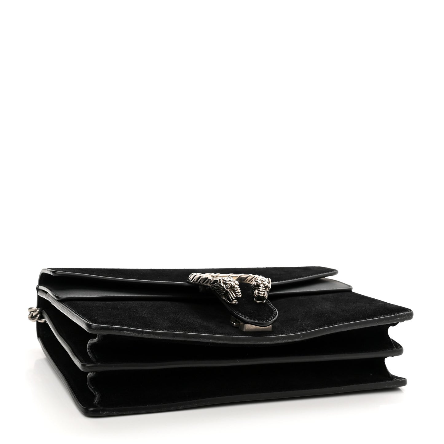 Suede Small Dionysus Shoulder Bag Black