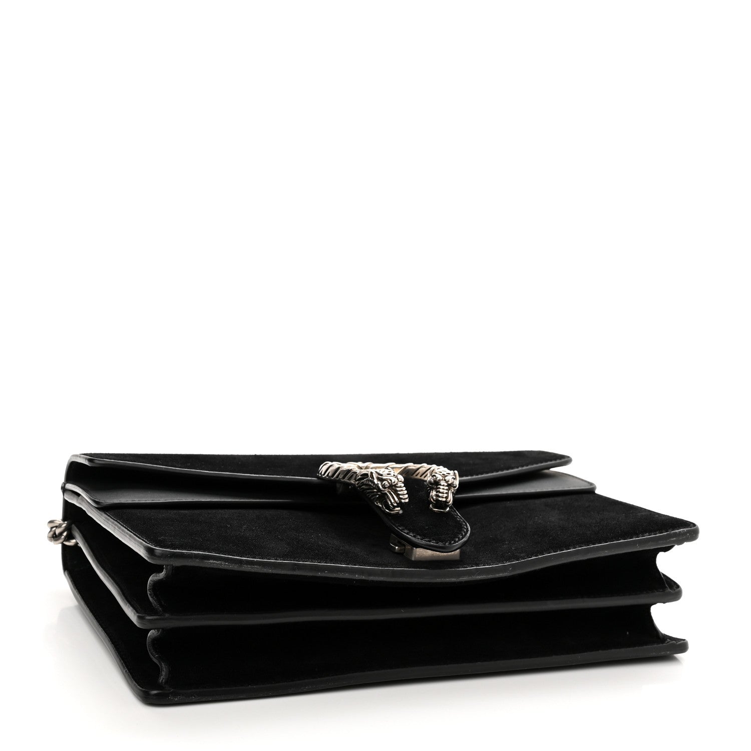 Gucci Suede Small Dionysus Shoulder Bag Black 4 of 11