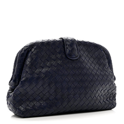 Bottega Veneta Nappa Intrecciato The Lauren 1980 Clutch Cobalt 3 of 10