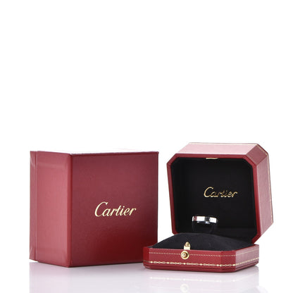 Cartier 18K White Gold 3.5mm LOVE Wedding Band Ring 56 7.75 5 of 5
