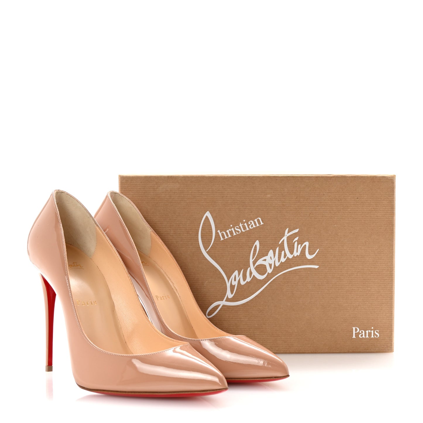 Patent Pigalle Follies 100 Pumps 40.5 Nude