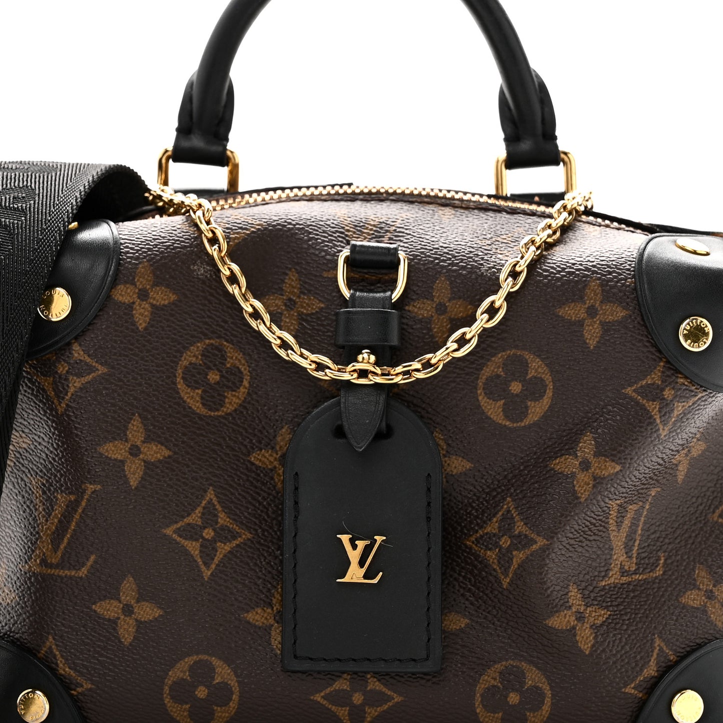 Monogram Petite Malle Souple Black