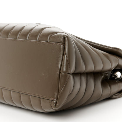 Saint Laurent Calfskin Y Quilted Monogram Medium Loulou Chain Satchel Faggio 11 of 11