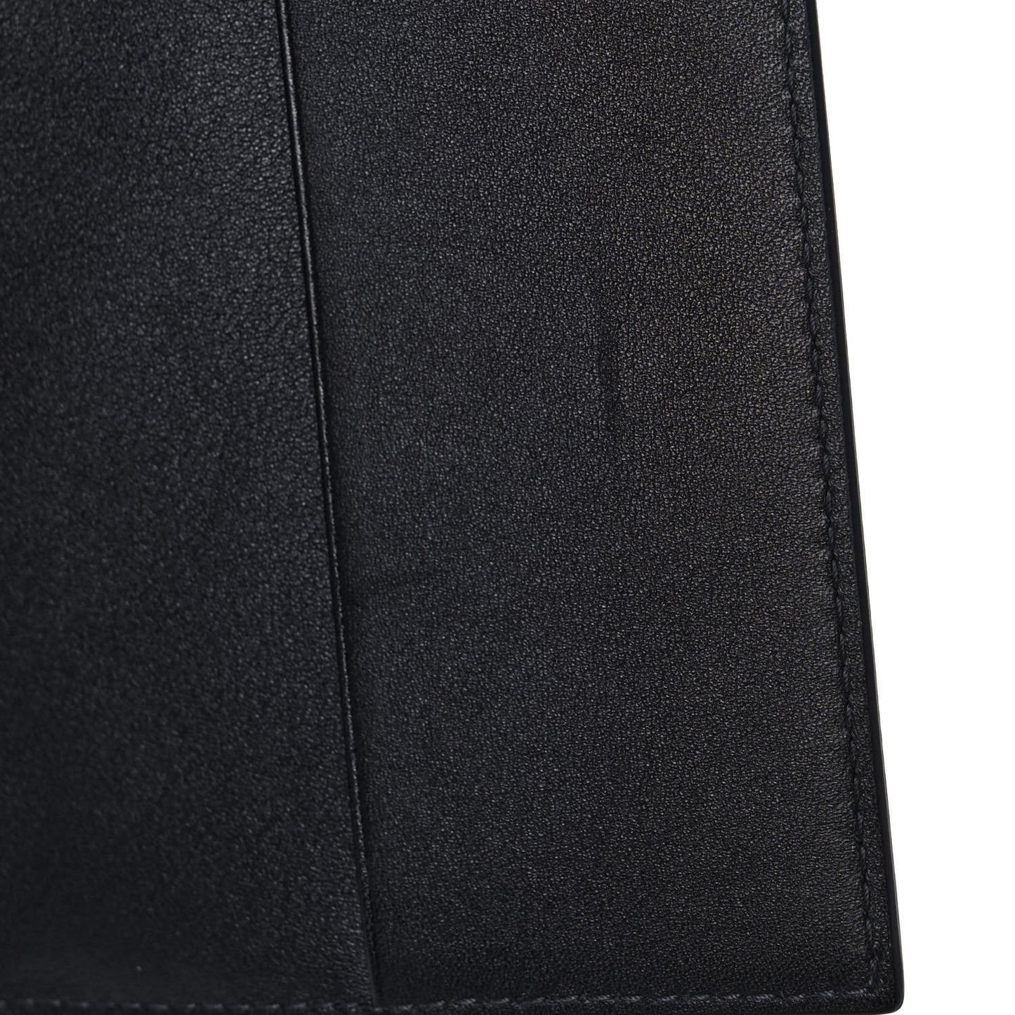 Calfskin Oblique Passport Holder Blue
