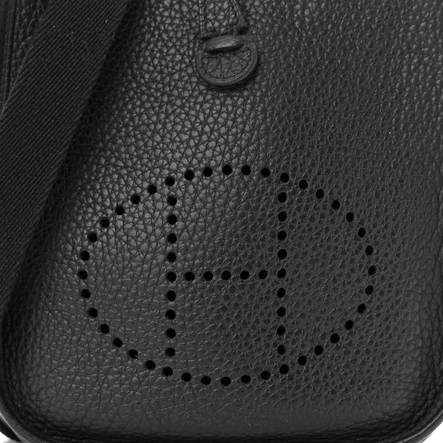 Hermes Taurillon Clemence Evelyne TPM Black 8 of 11