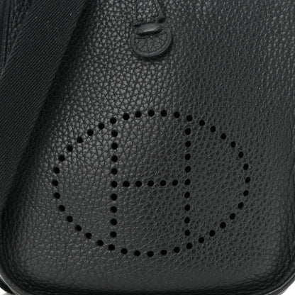 Hermes Taurillon Clemence Evelyne TPM Black 8 of 11