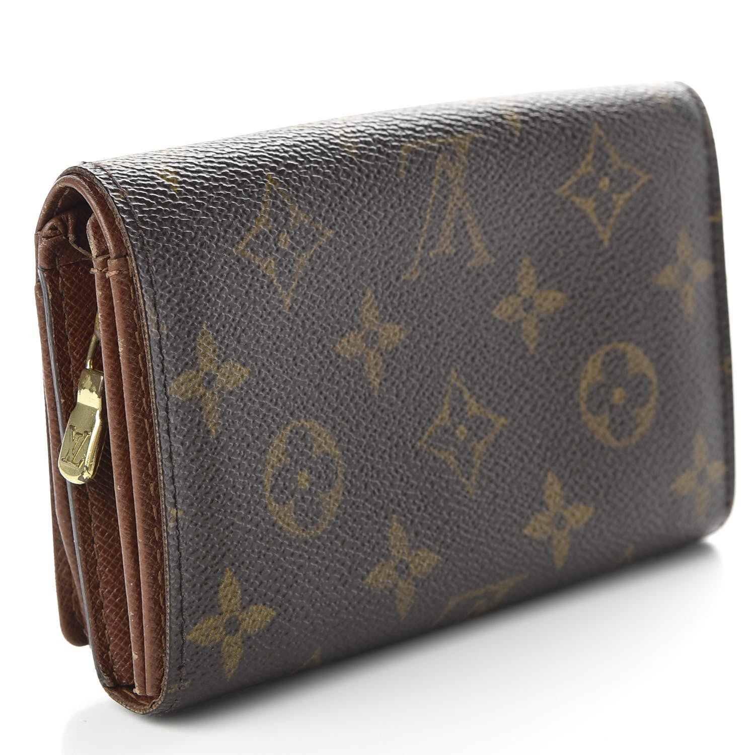 Louis Vuitton Monogram Porte-Monnaie Tresor Wallet 3 of 9