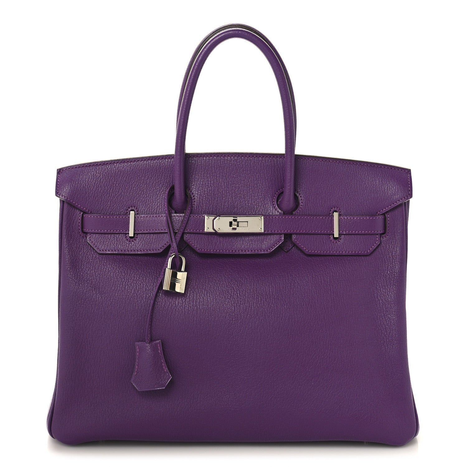 Hermes Chevre de Coromandel Birkin 35 Violet 1 of 15