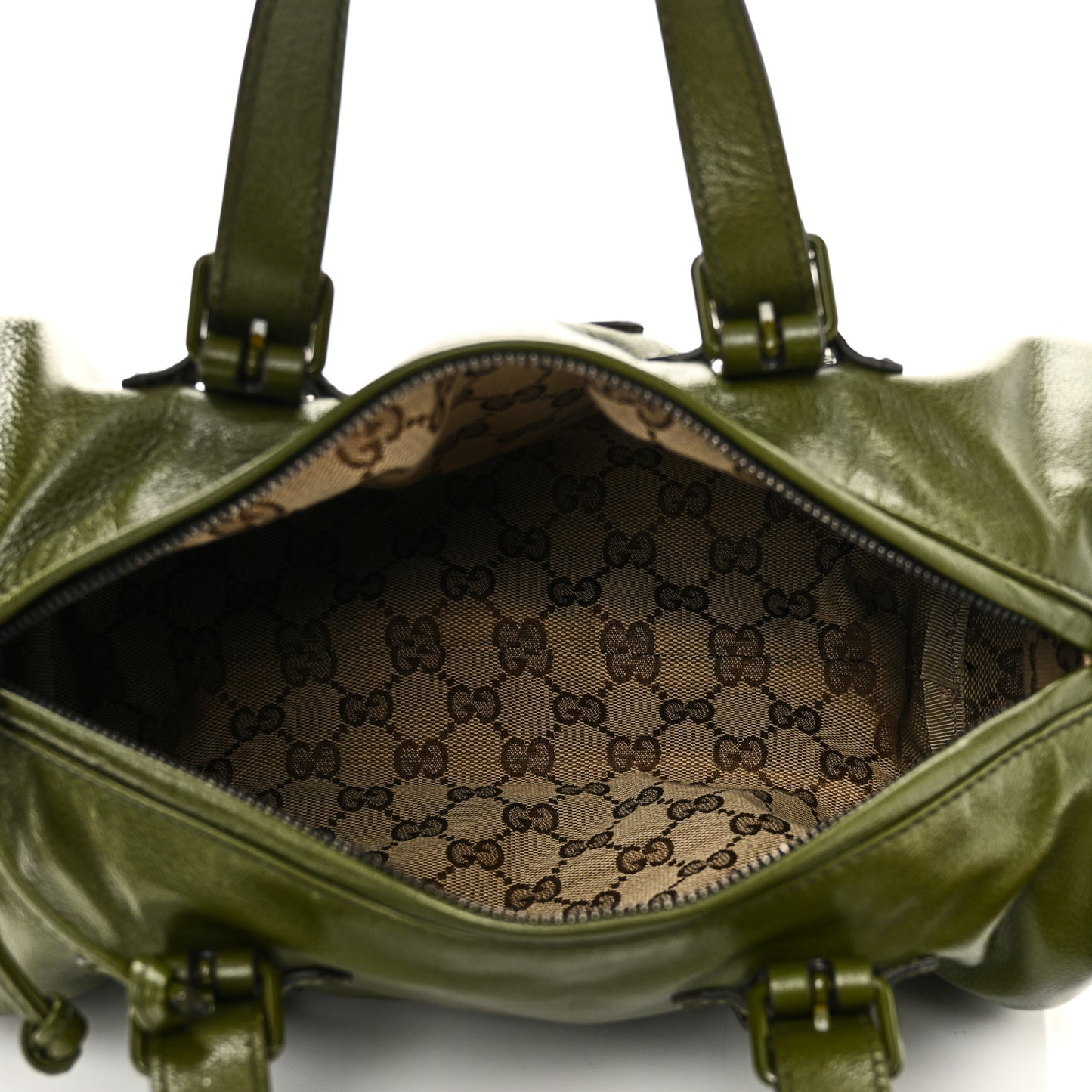 Piuma Lux Energy Monochrome Web Duffle Bag Green