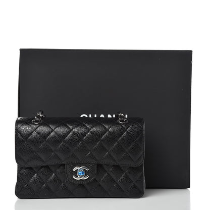 Chanel Caviar Quilted Small Double Flap Black 10 of 10