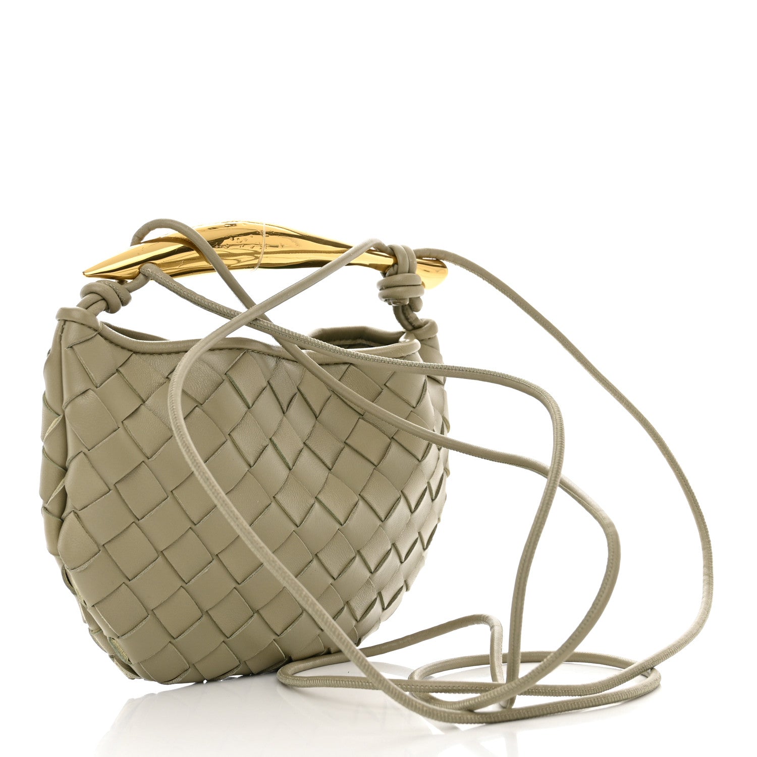 Bottega Veneta Nappa Intrecciato Mini Sardine Bag Travertine 3 of 11
