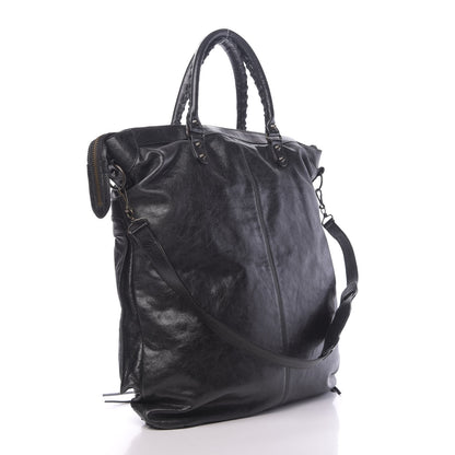 Balenciaga Agneau Classic Hardware Square Tote Black 3 of 10