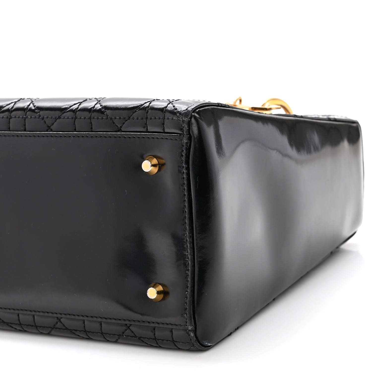 Christian Dior Patent Cannage Medium Lady Dior Black 10 of 10