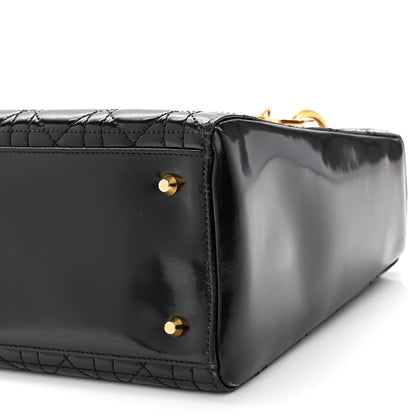 Christian Dior Patent Cannage Medium Lady Dior Black 10 of 10