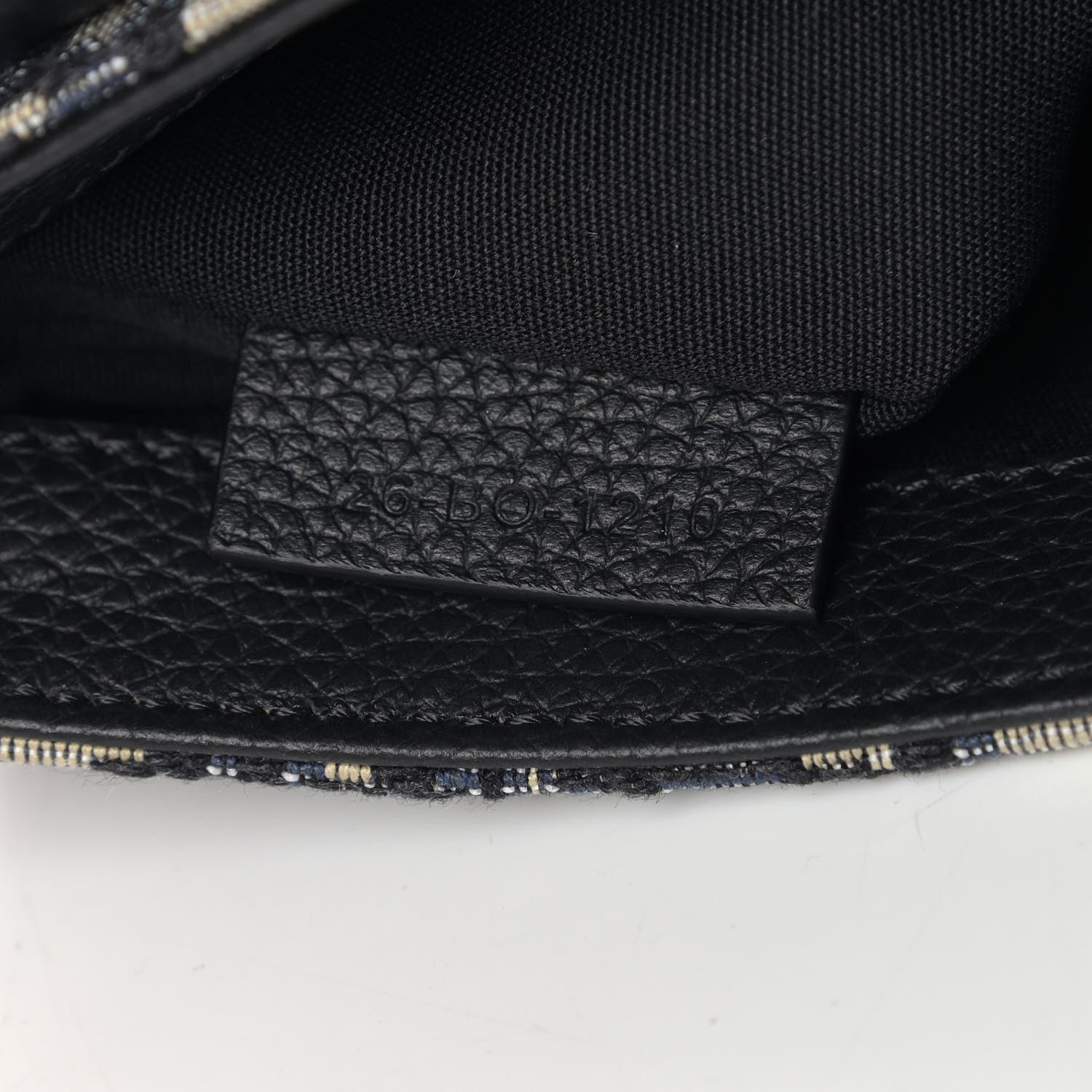 Christian Dior Oblique Saddle Messenger Pouch Beige Black 7 of 9