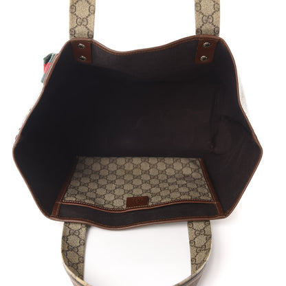 Gucci GG Plus Monogram Medium Signature Web Loop Tote Brown 5 of 14