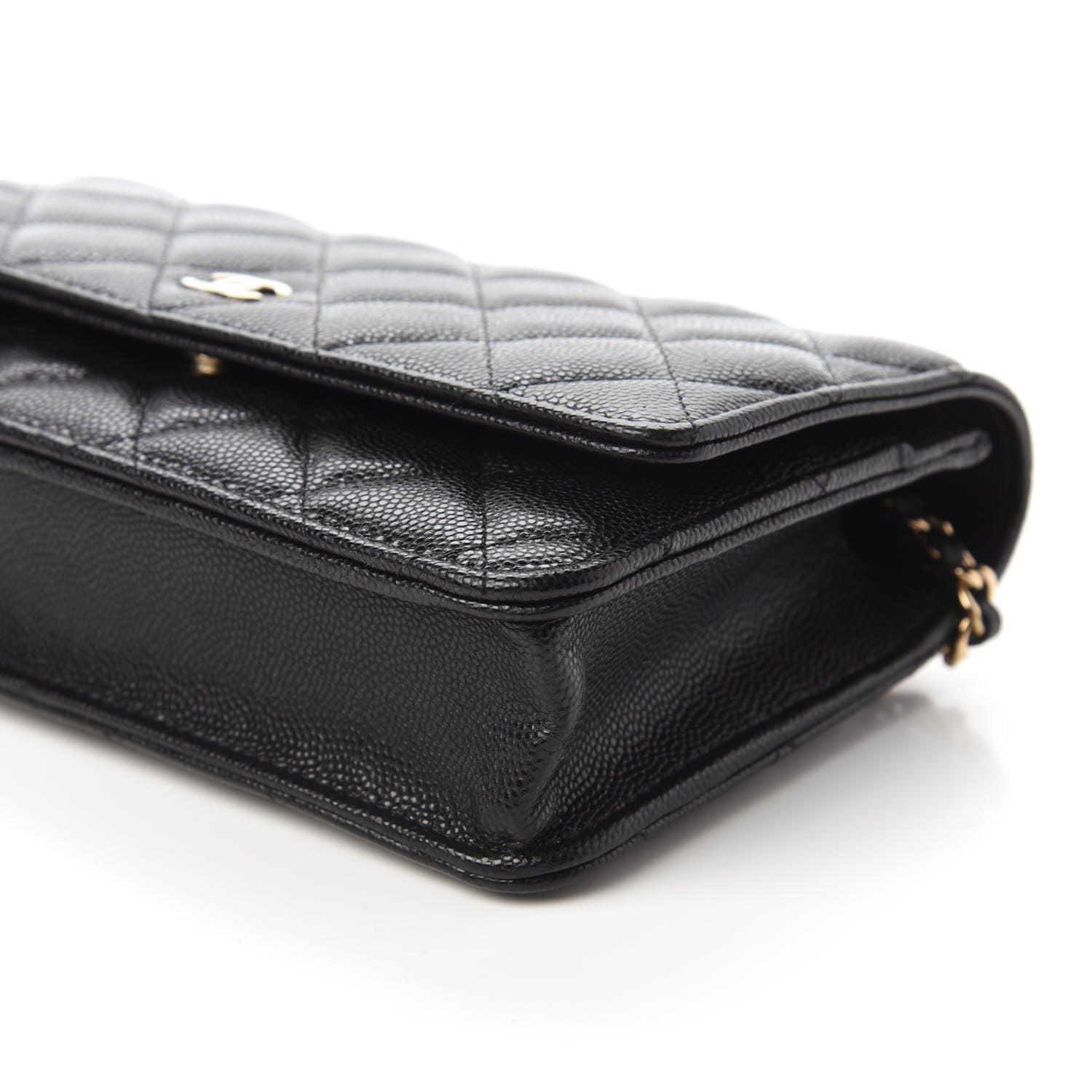 Chanel Caviar Quilted Wallet On Chain WOC Black 7 of 10