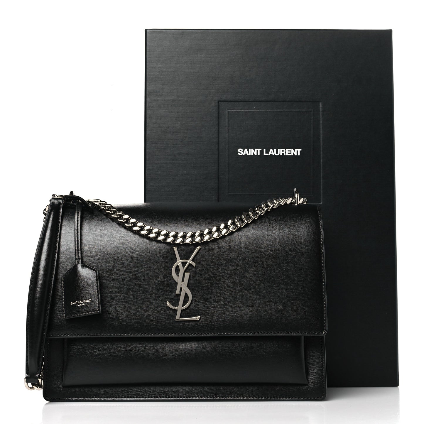 Calfskin Large Monogram Sunset Black