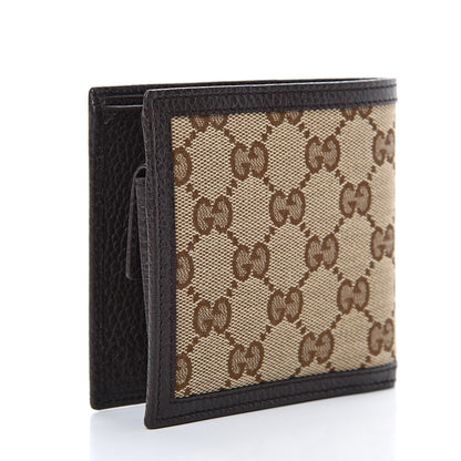 Gucci Monogram Bi-Fold Wallet Dark Brown 2 of 7
