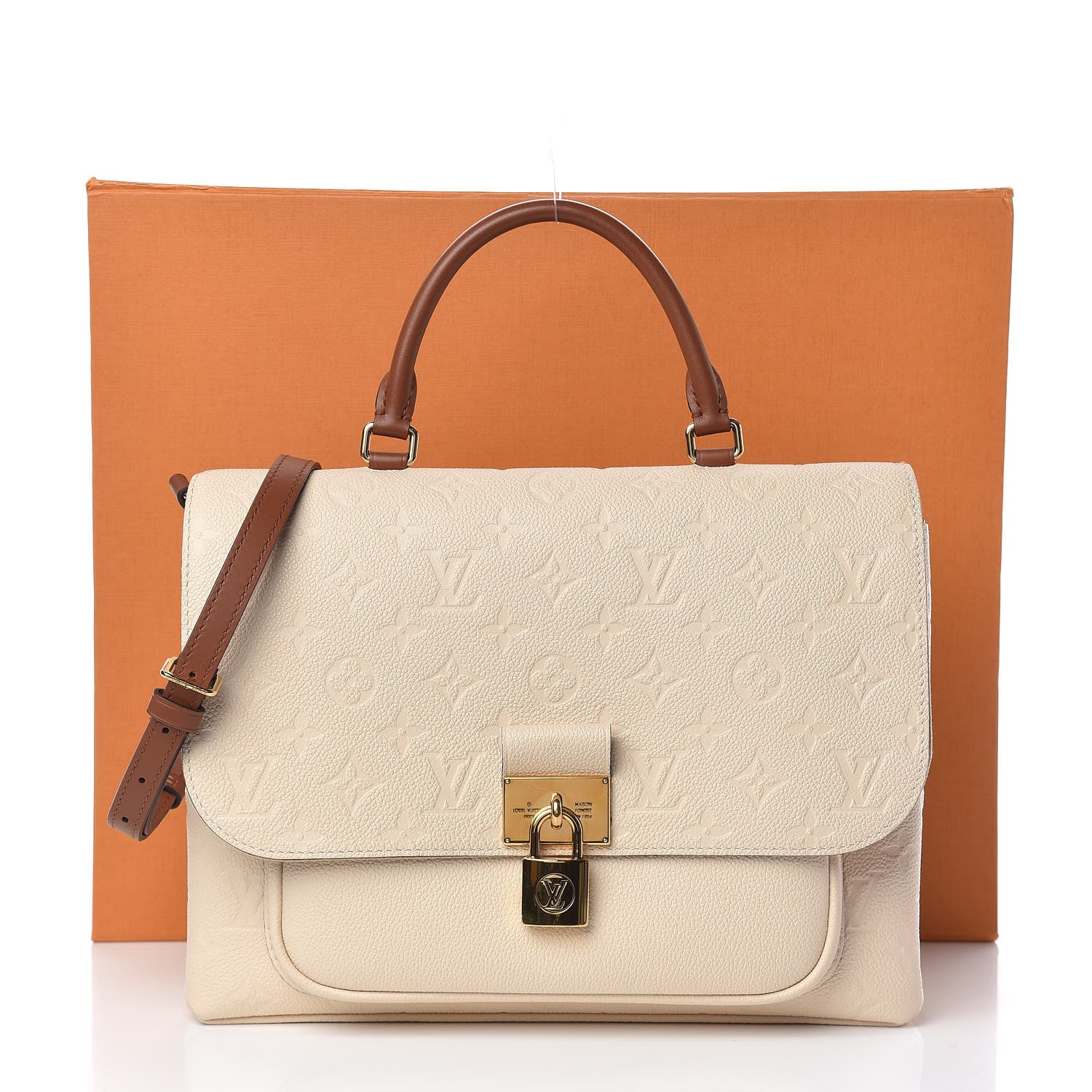 Louis Vuitton Empreinte Marignan Creme Caramel 10 of 10