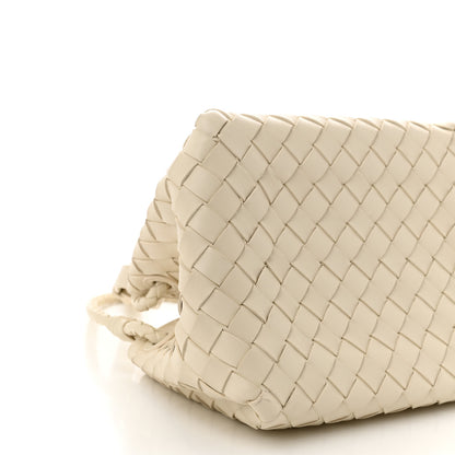 Bottega Veneta Nappa Intrecciato Small Parachute Shoulder Bag Sea Salt 8 of 9