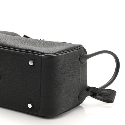 Hermes Taurillon Clemence Lindy 26 Black 9 of 12