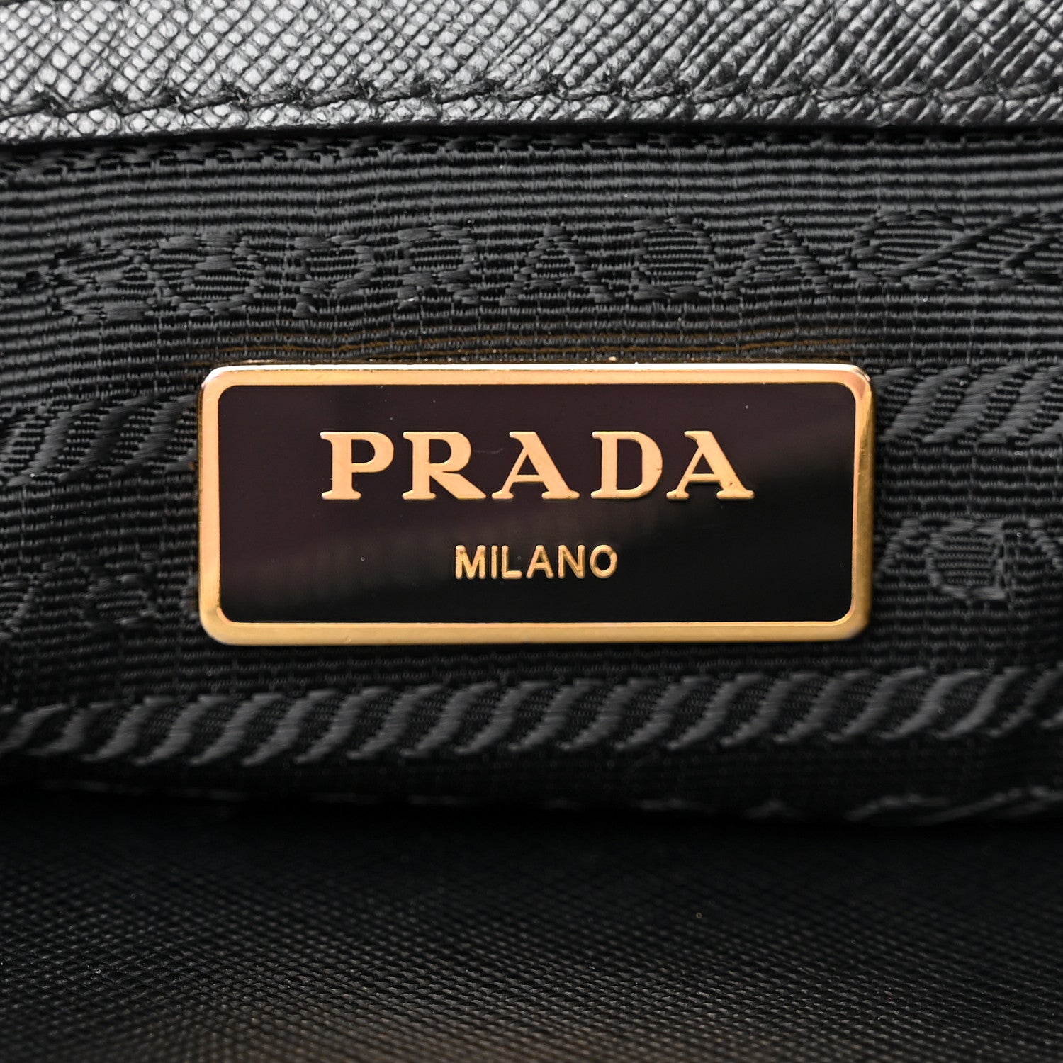 Prada Nylon Tessuto Quilted Shoulder Bag Black 6 of 11
