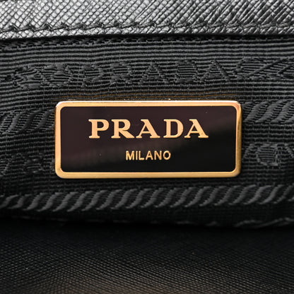 Prada Nylon Tessuto Quilted Shoulder Bag Black 6 of 11