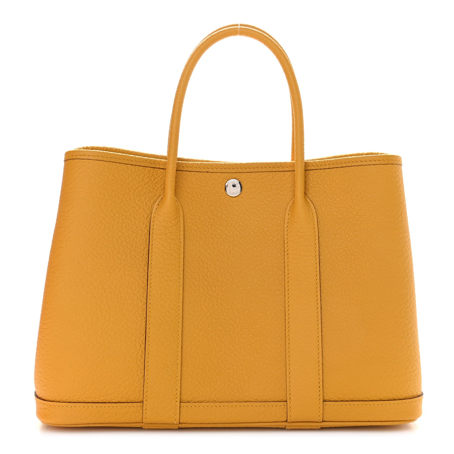 Hermes Vache Country Garden Party 30 TPM Jaune Ambre 1 of 9