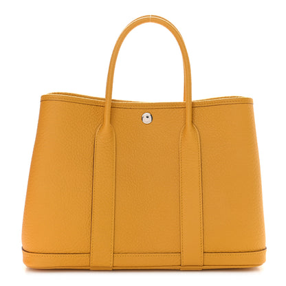 Hermes Vache Country Garden Party 30 TPM Jaune Ambre 1 of 9