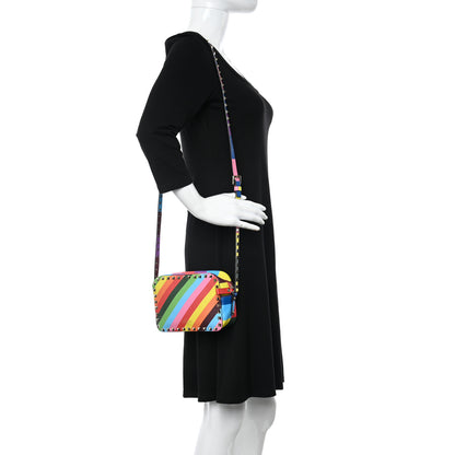Valentino Garavani Vitello 1973 Rockstud Camera Crossbody Bag Multicolor 2 of 10