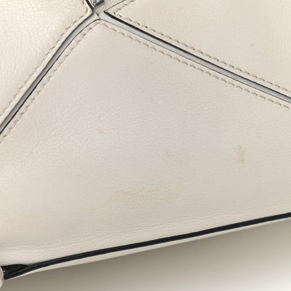 Loewe Calfskin Small Puzzle Bag White 10 of 20