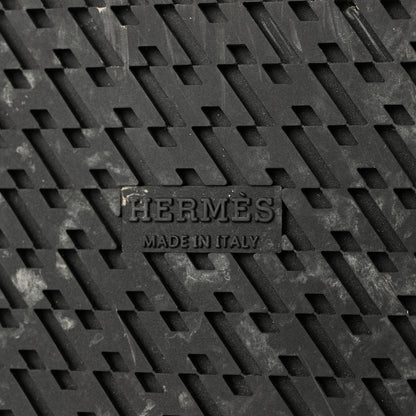 Hermes Calfskin Womens Chypre Sandals 40.5 Black 8 of 11