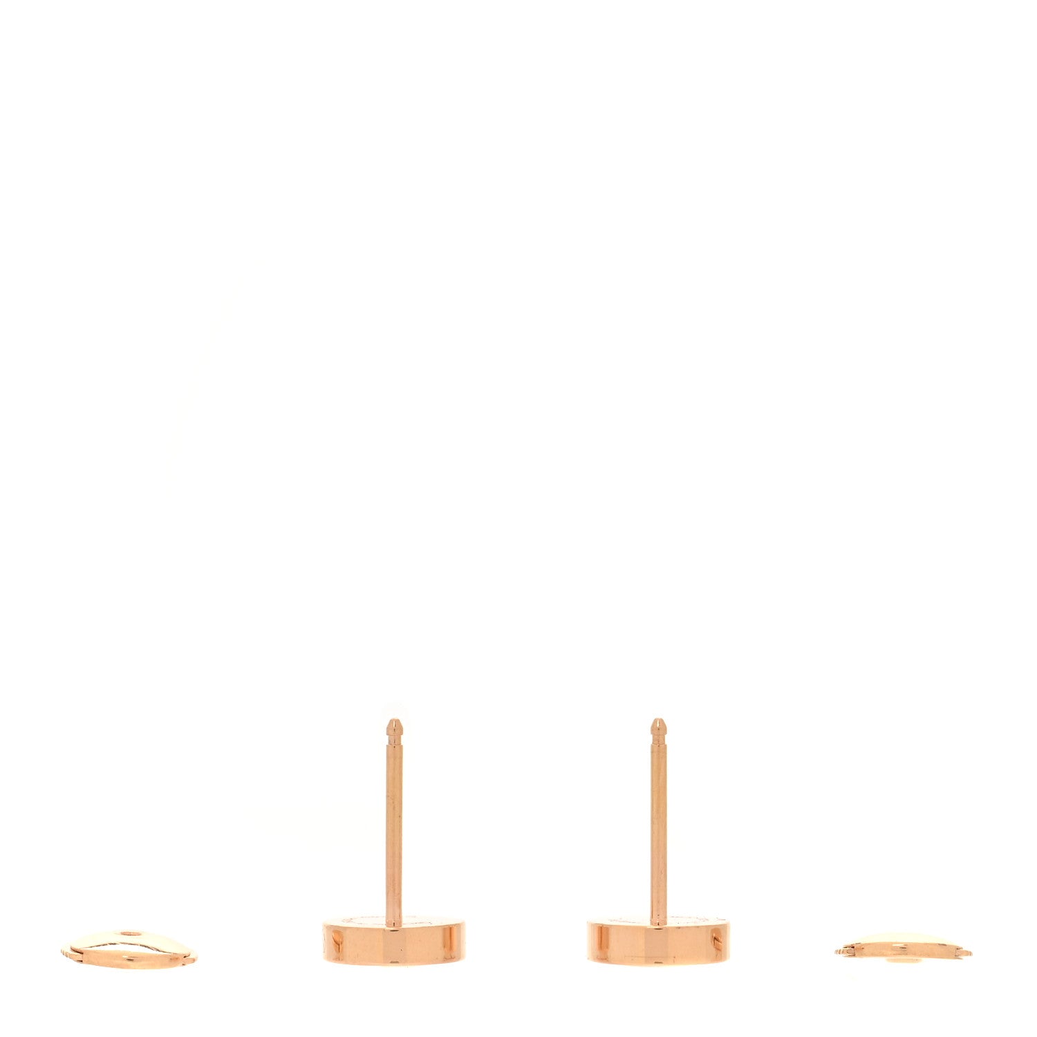 Cartier 18K Pink Gold LOVE Earrings 3 of 5