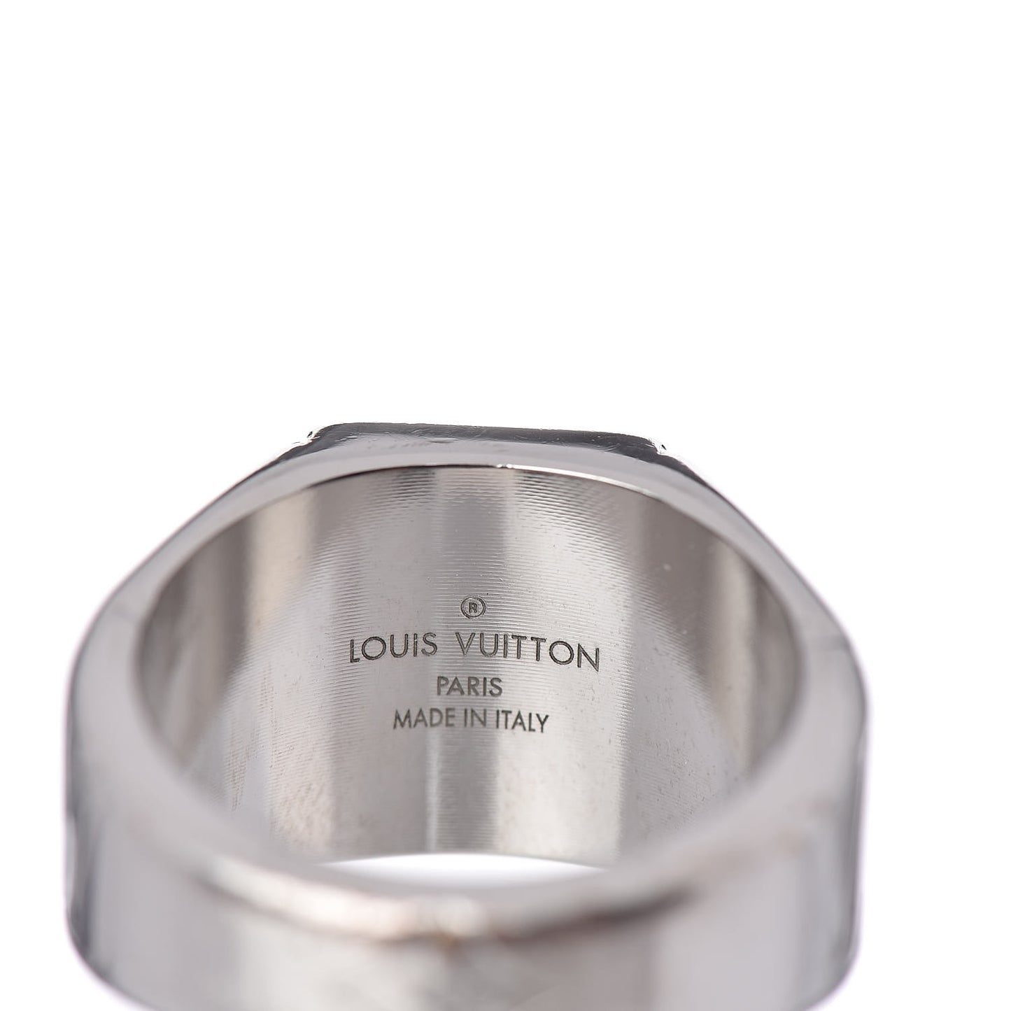 Monogram Signet Ring 10 Silver