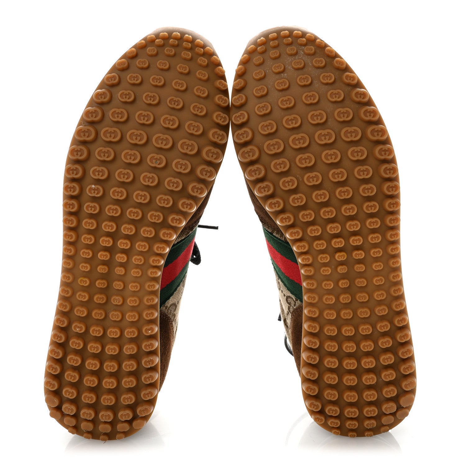 Gucci GG Suede Monogram Web Re-Motion Sneakers 37 Beige 6 of 9