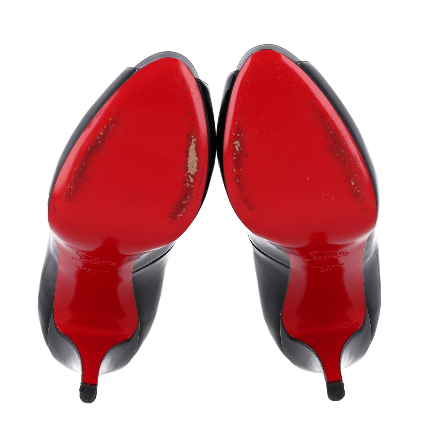 Christian Louboutin Patent Very Prive 120 Pumps 39 Black 7 of 10