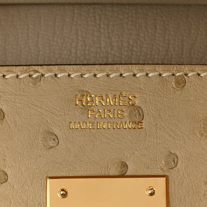 Hermes Ostrich Birkin 30 Parchemin 6 of 11