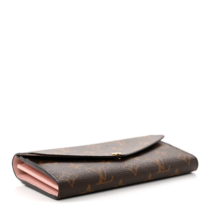 Louis Vuitton Monogram Sarah Wallet NM Rose Ballerine 4 of 9