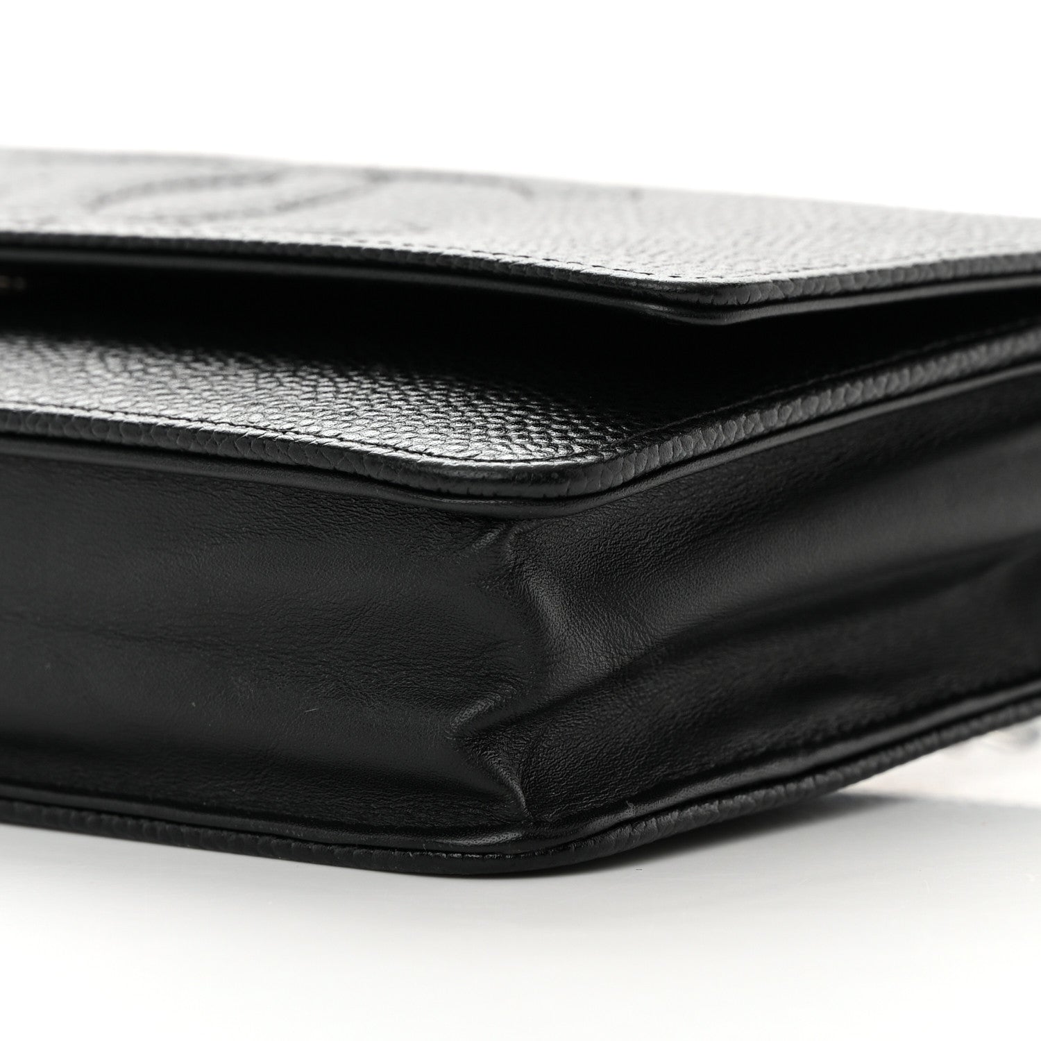 Chanel Caviar Timeless CC Wallet on Chain WOC Black 11 of 13