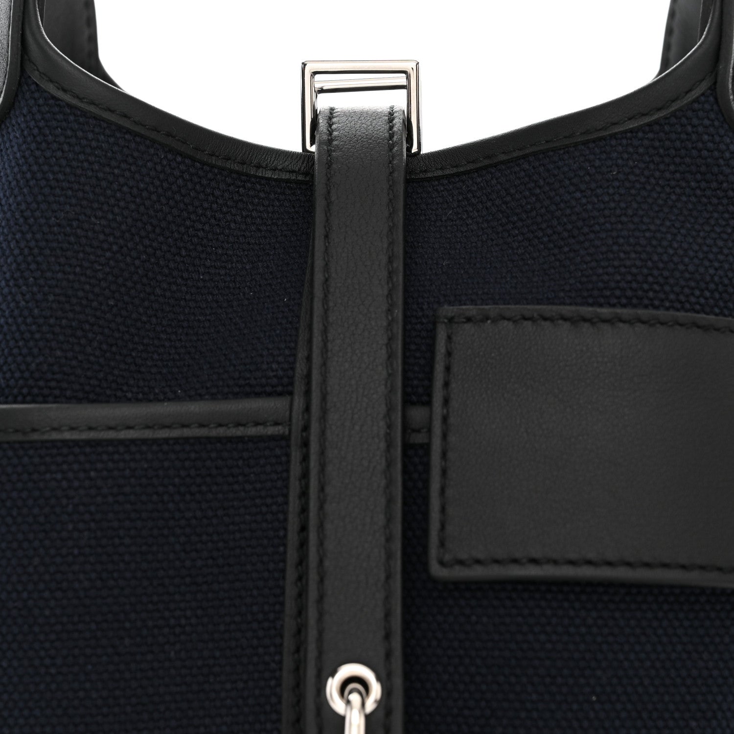 Hermes Toile Goeland Swift Cargo Picotin Lock 18 Bleu Marine 8 of 11