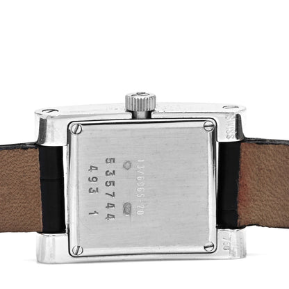 Chopard 18K White Gold Alligator Diamond Pave Bezel Mother of Pearl 19mm Your Hour Quartz Watch 4 of 5