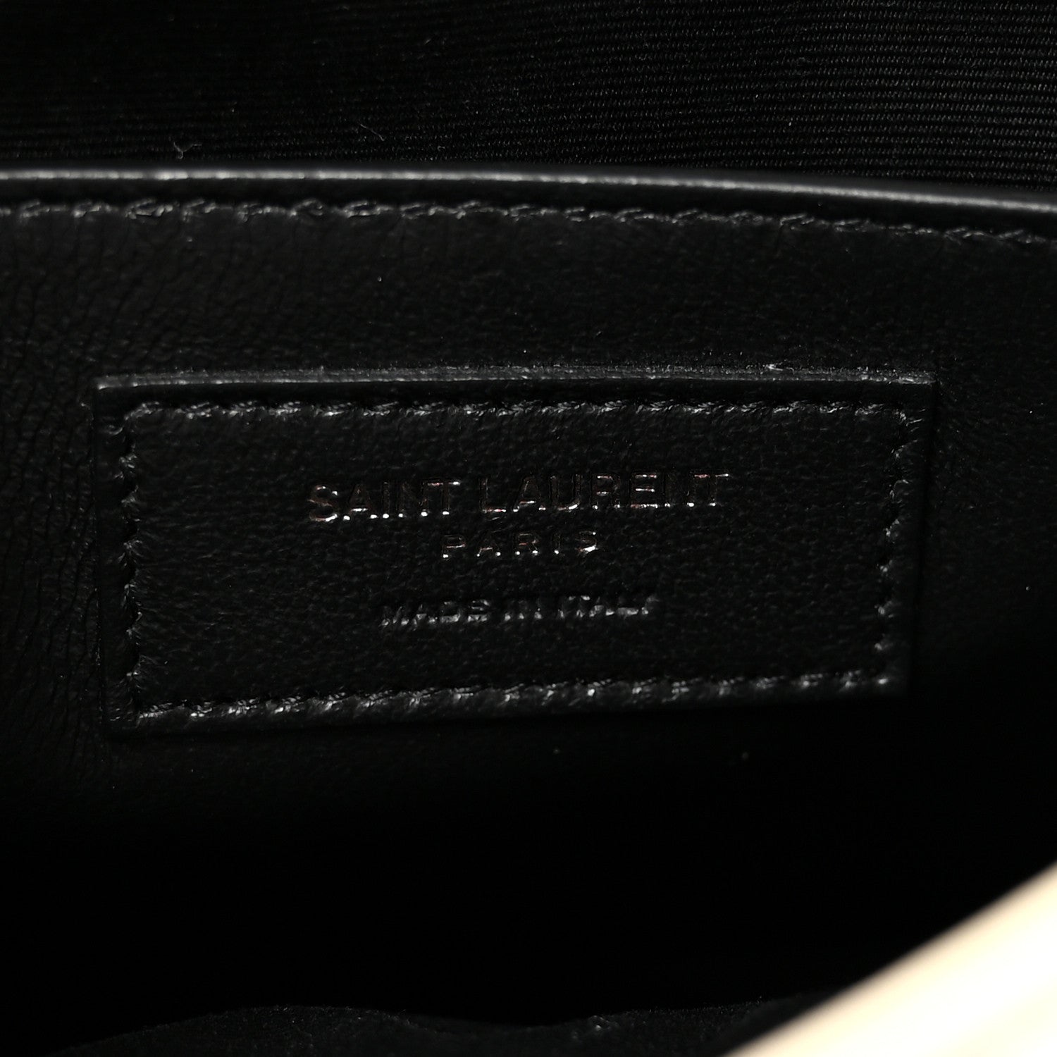 Saint Laurent Crinkled Calfskin Matelasse Monogram Baby Niki Chain Satchel Ivory 6 of 10