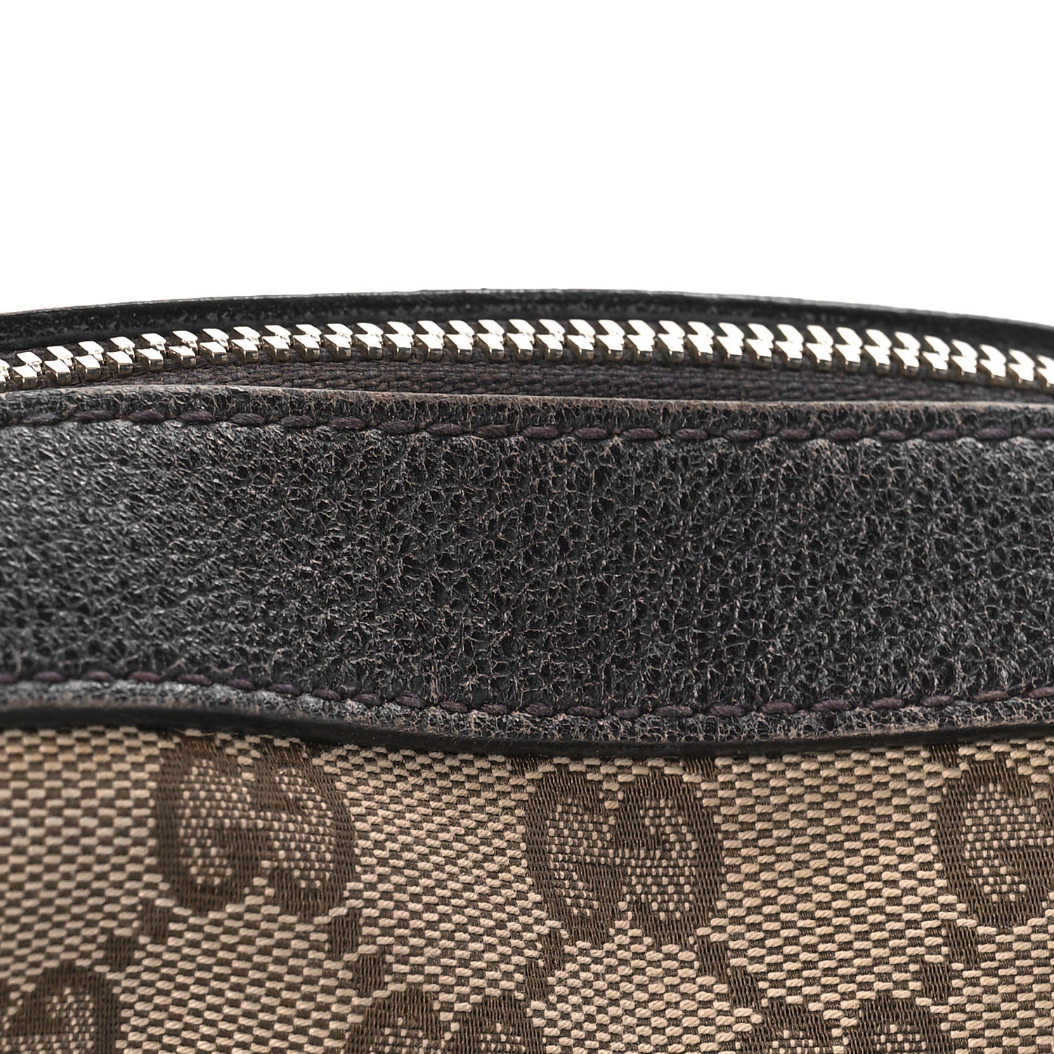 Gucci Monogram Web Small Webby Bee Shoulder Bag Dark Brown 15 of 22