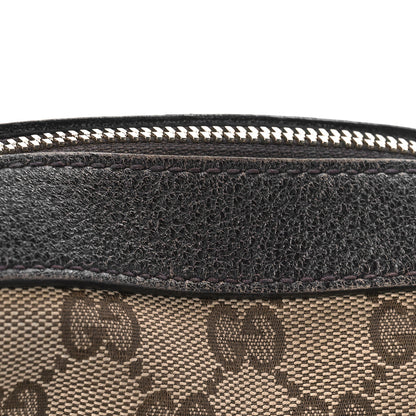Gucci Monogram Web Small Webby Bee Shoulder Bag Dark Brown 15 of 22