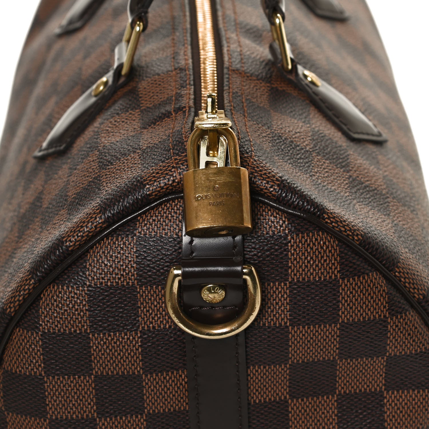 Louis Vuitton Damier Ebene Speedy Bandouliere 30 11 of 12