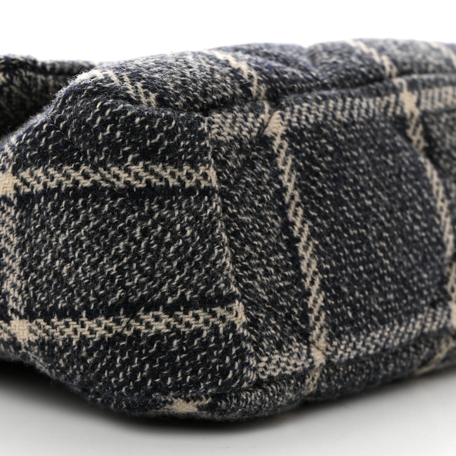 Chanel Tweed Quilted Medium Chanel 19 Flap Grey Navy 9 of 10